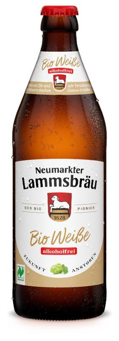 Produktfoto zu Lammsbräu Weisse alkfr 10x0,5l