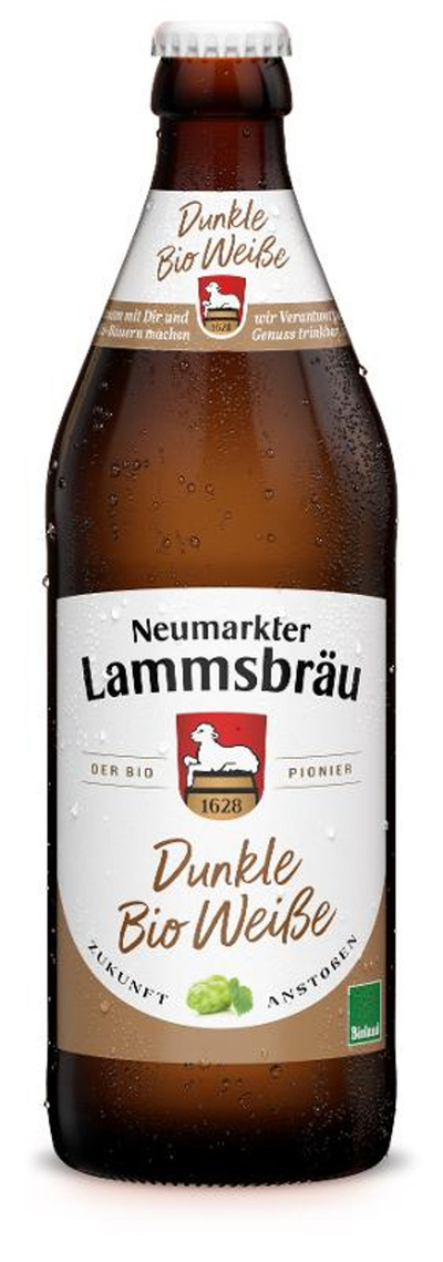 Produktfoto zu Lammsbräu Dunkle Weiße, 10 x 0,5 l