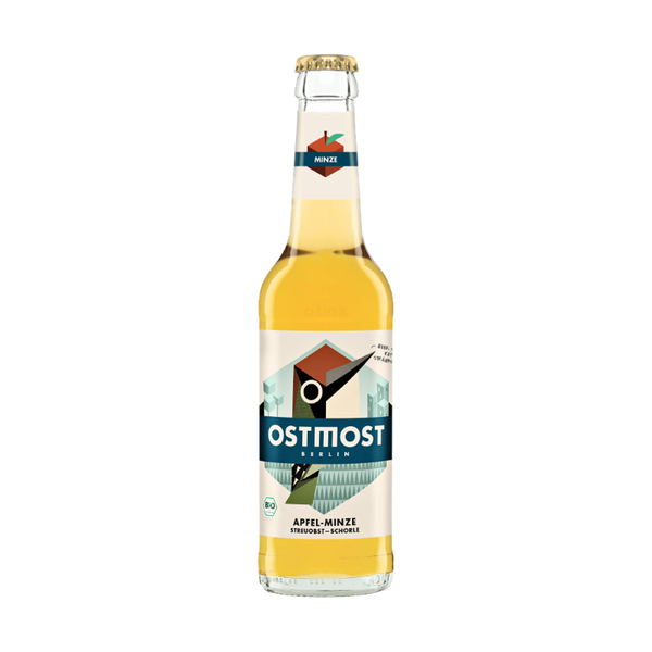 Produktfoto zu Apfel-Minze Schorle 0,33l