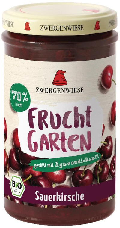 Produktfoto zu Fruchtgarten Sauerkirsch 225g