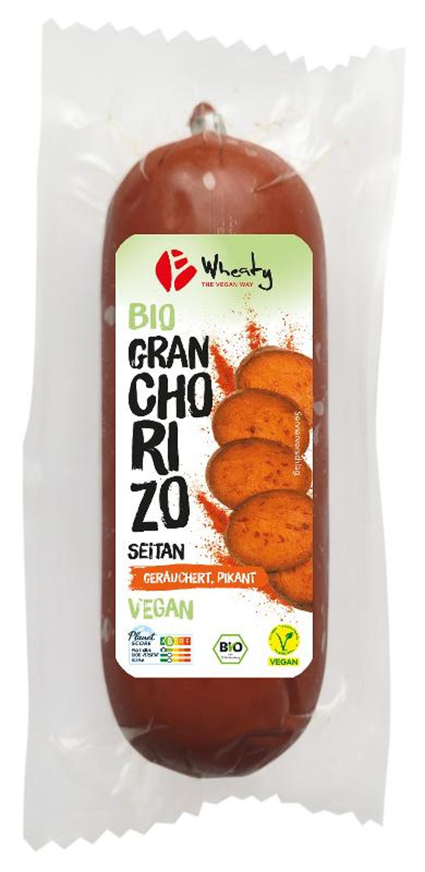 Produktfoto zu Wheaty Vegane Gran Chorizo, 200g