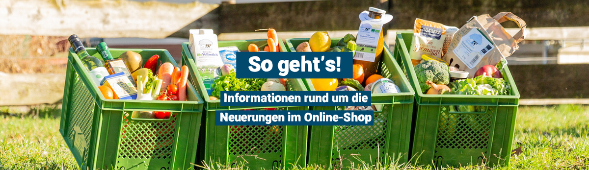 Informationen zur Shopumstellung Gut Wilhelmdorf Biokiste