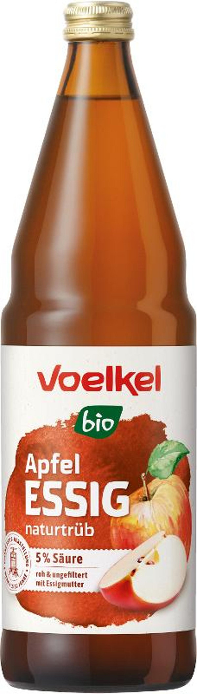 Produktfoto zu Apfelessig naturtrüb, 0,75l
