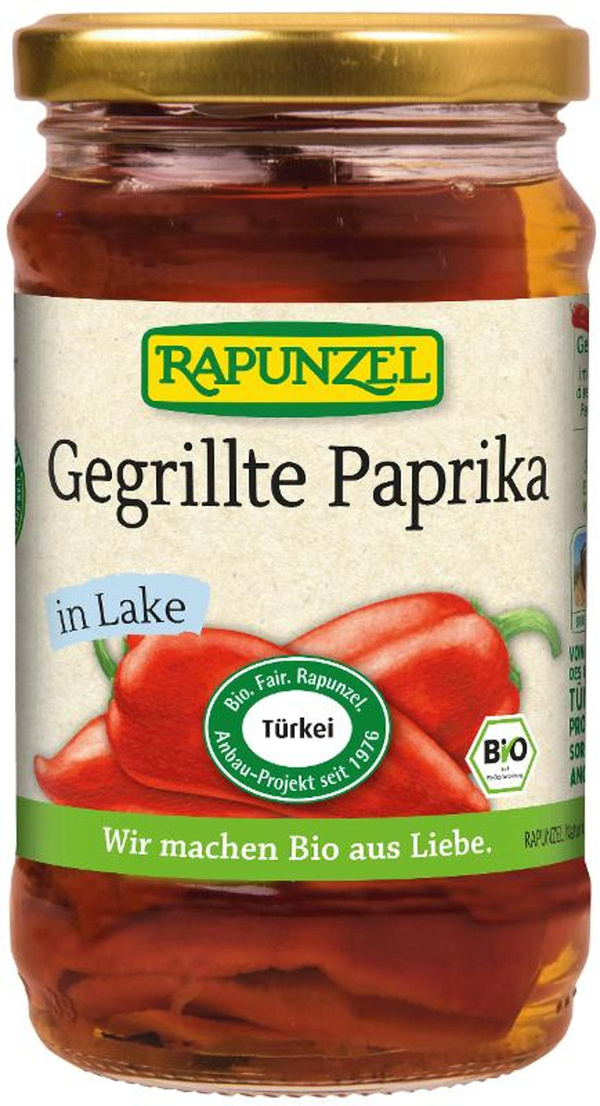 Produktfoto zu Paprika gegrillt rot, in Lake