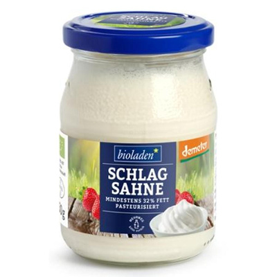 Produktfoto zu Schlagsahne 32 %, 250g-Glas