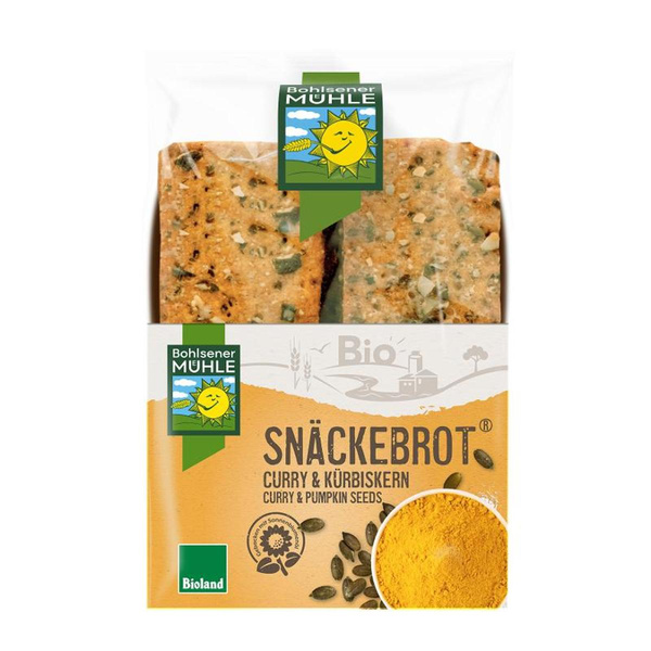 Produktfoto zu Snäckebrot Curry Kürbiskern