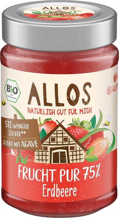 Produktfoto zu Frucht Pur Erdbeer, 200g