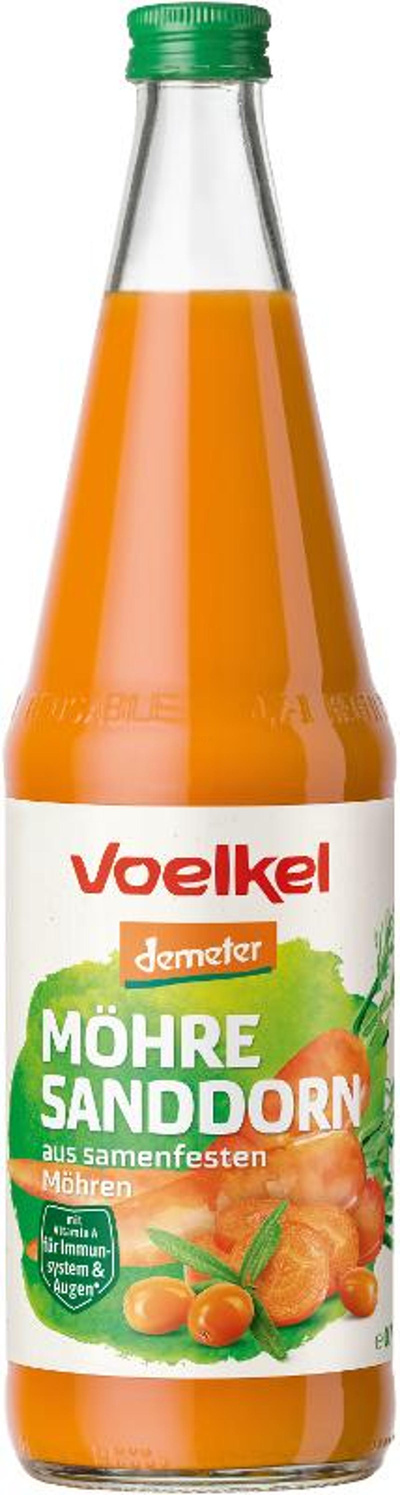 Produktfoto zu Möhren Sanddorn Saft 0,7l