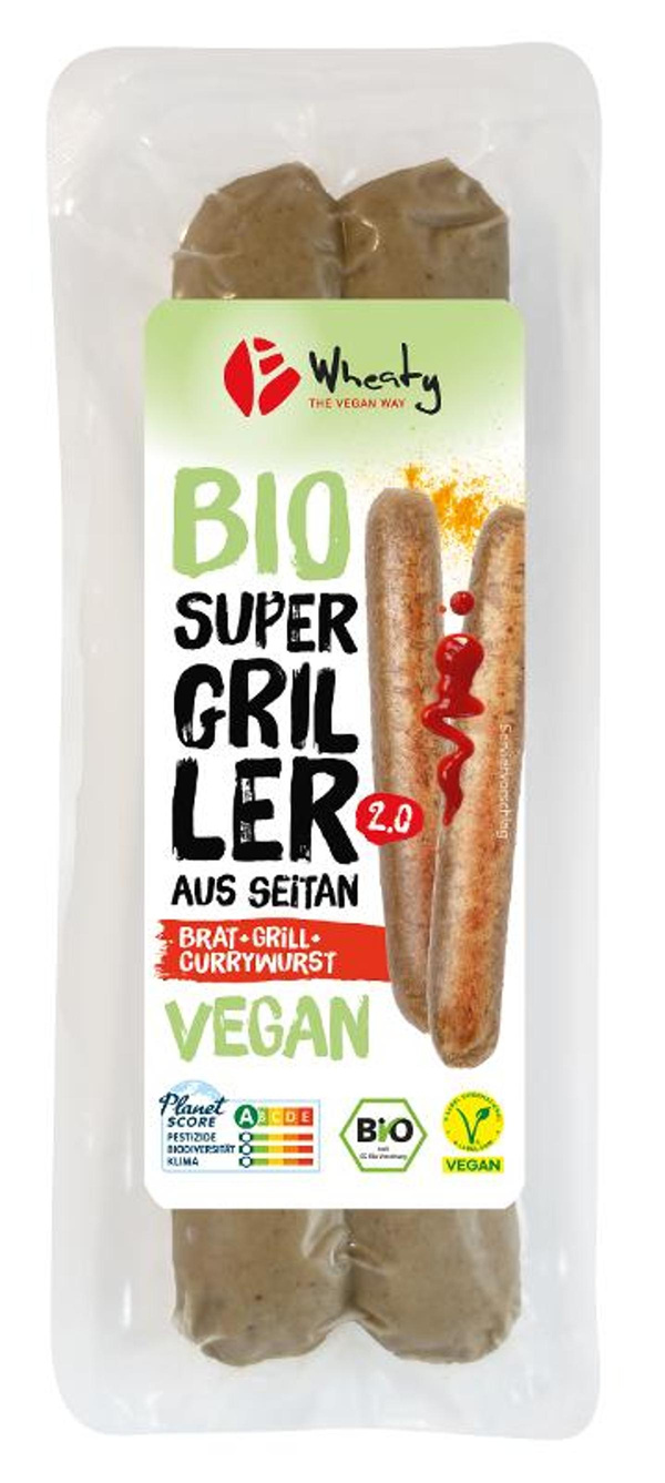 Produktfoto zu Wheaty Super Griller vegan