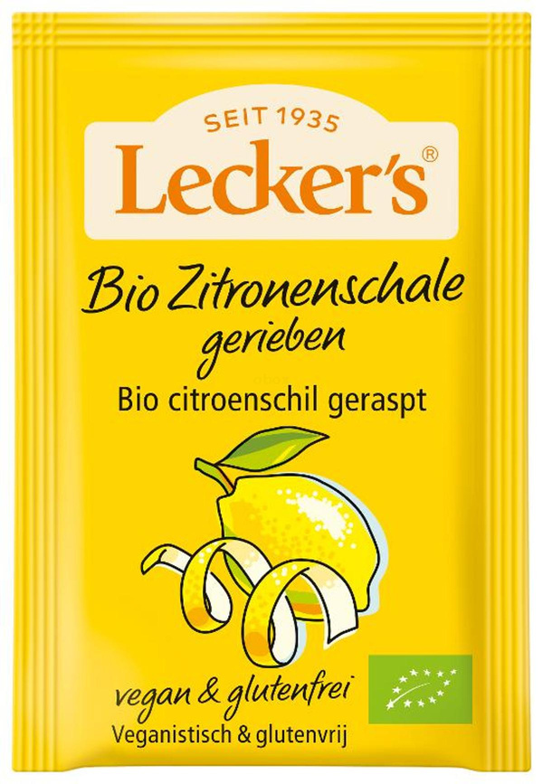 Produktfoto zu Zitronenschale gerieben, LEK